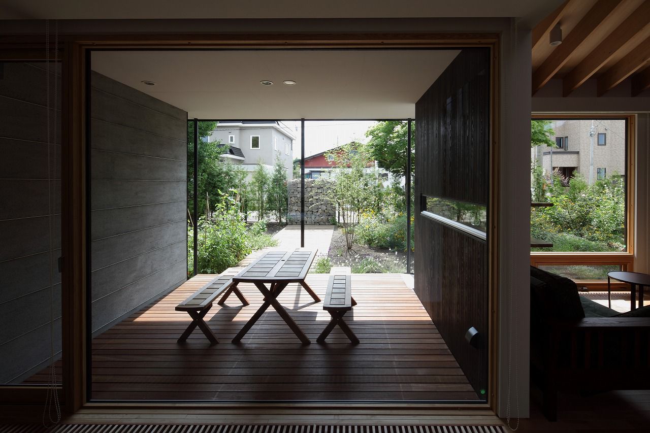 真駒内土間のある家